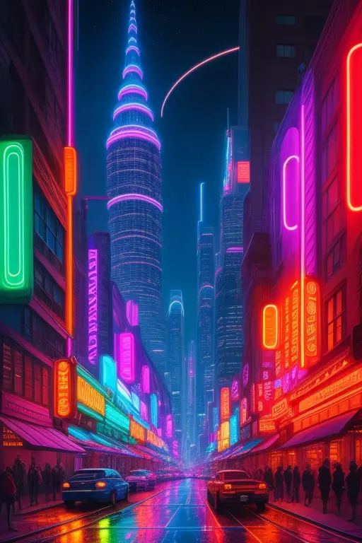 Neon City Live Wallpapers