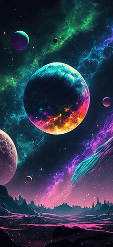 Galaxy Moon Wallpapers